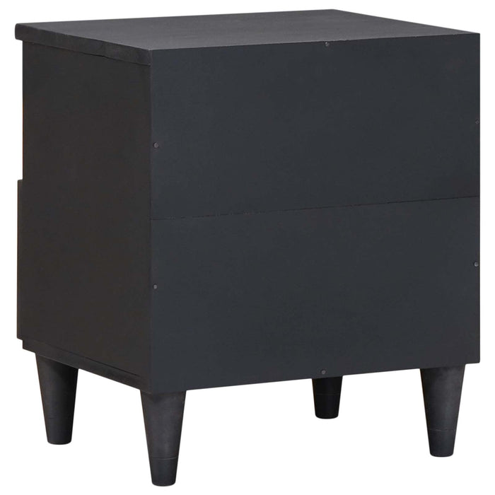 Noptieră 2 pcs Maro 40 x 33 x 46 cm Lemn de mango solid - WALTI WALTI