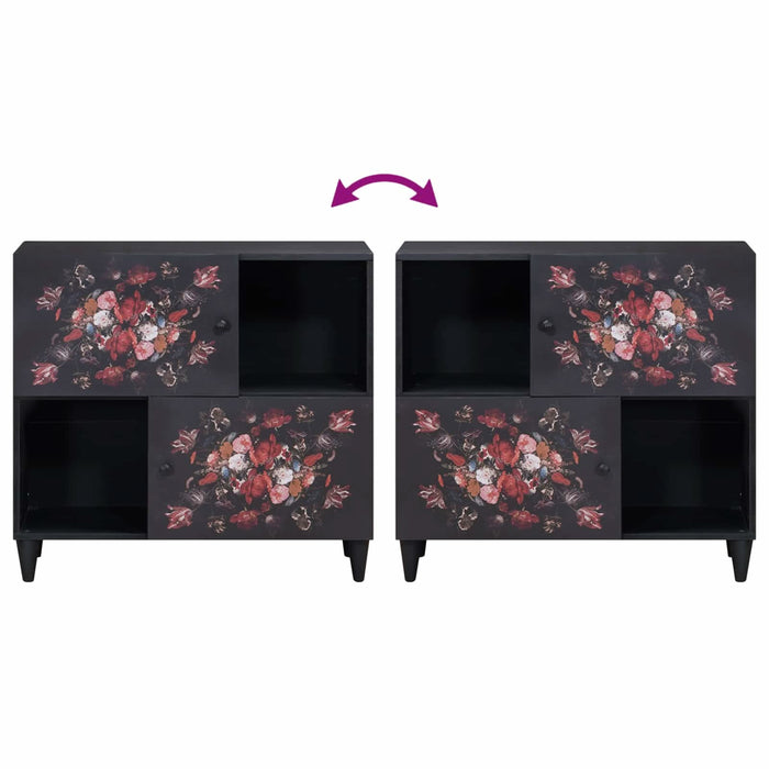 Dulapuri de depozitare cu ușă Multicolour 80 x 33,5 x 75 cm - WALTI WALTI