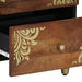 Dulap de noapte Maro miere 40 x 33 x 46 cm Lemn de mango solid - WALTI WALTI