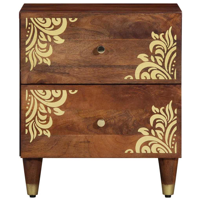 Dulap de noapte Maro miere 40 x 33 x 46 cm Lemn de mango solid - WALTI WALTI