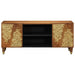 Cabinet TV Maro miere 105 x 33 x 46 cm Lemn de mango solid - WALTI WALTI