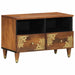 Cabinet TV Maro miere 70 x 33 x 46 cm Lemn de mango solid - WALTI WALTI