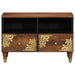 Cabinet TV Maro miere 70 x 33 x 46 cm Lemn de mango solid - WALTI WALTI
