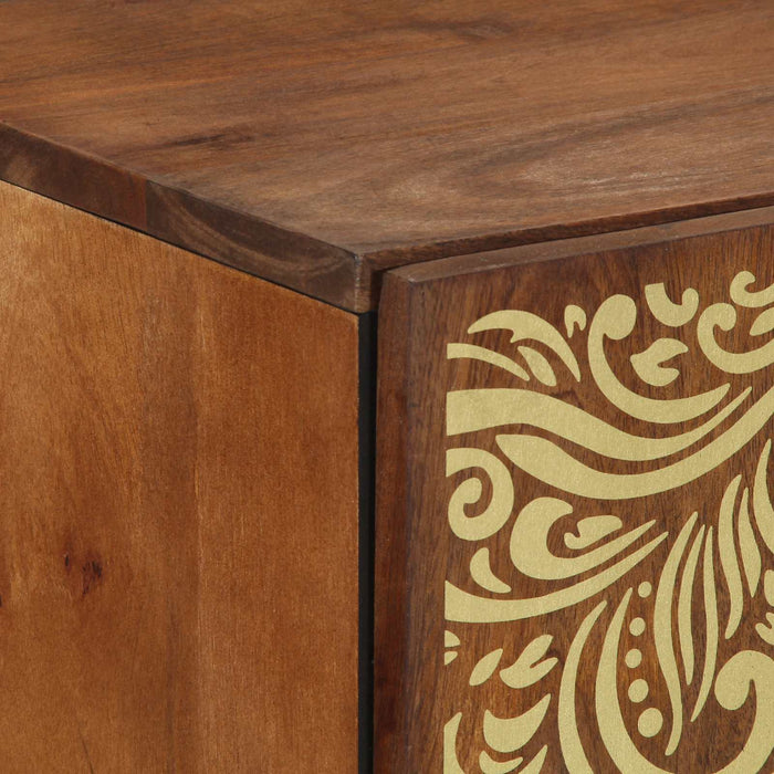 Bufet Maro 60 x 33 x 75 cm Lemn de mango solid WALTI