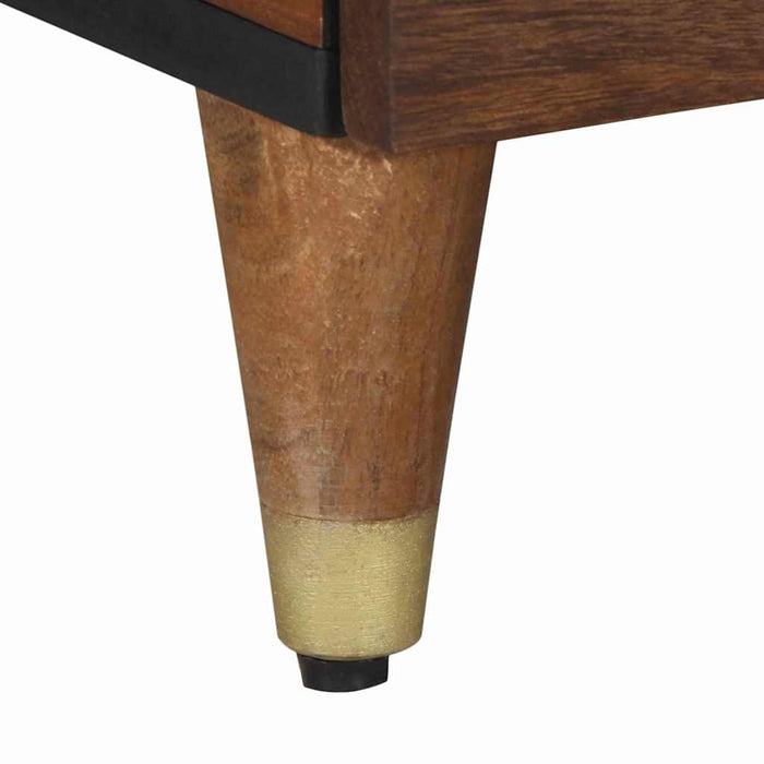 Masă de cafea maro miere 80 x 50 x 40 cm Lemn masiv de mango - WALTI WALTI
