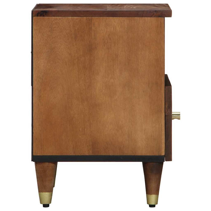 Dulap de noapte Maro miere 40 x 33 x 46 cm Lemn de mango solid - WALTI WALTI