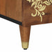 Dulap de noapte maro miere 50 x 33 x 60 cm Lemn masiv de mango - WALTI WALTI