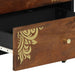Dulap de noapte Maro miere 50 x 33 x 62 cm Lemn de mango solid - WALTI WALTI