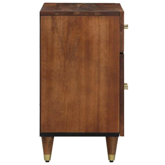 Noptieră cu ușă Maro miere 50 x 33 x 60 cm Lemn de mango solid - WALTI WALTI