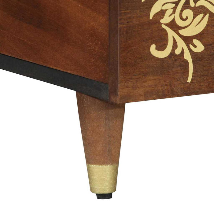 Masă de cafea maro miere 100 x 54 x 40 cm Lemn masiv de mango - WALTI WALTI
