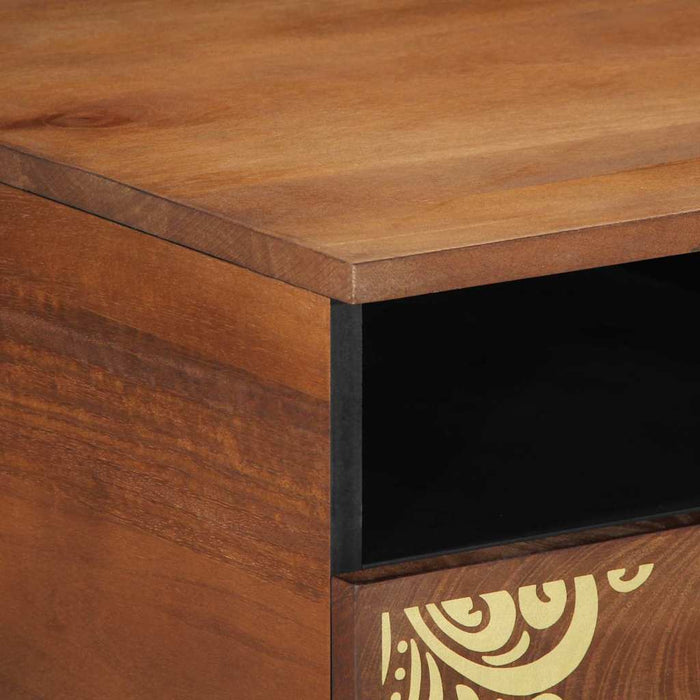 Masă de cafea maro miere 80 x 54 x 40 cm Lemn masiv de mango - WALTI WALTI