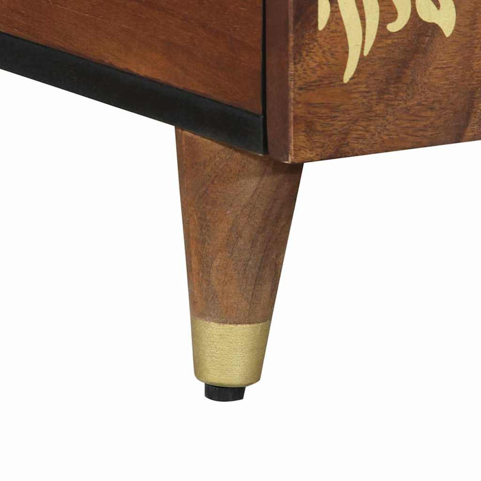 Masă de cafea maro miere 80 x 54 x 40 cm Lemn masiv de mango - WALTI WALTI