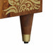 Cabinet TV Maro miere 105 x 33 x 46 cm Lemn de mango solid - WALTI WALTI