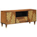 Cabinet TV Maro miere 105 x 33 x 46 cm Lemn de mango solid - WALTI WALTI