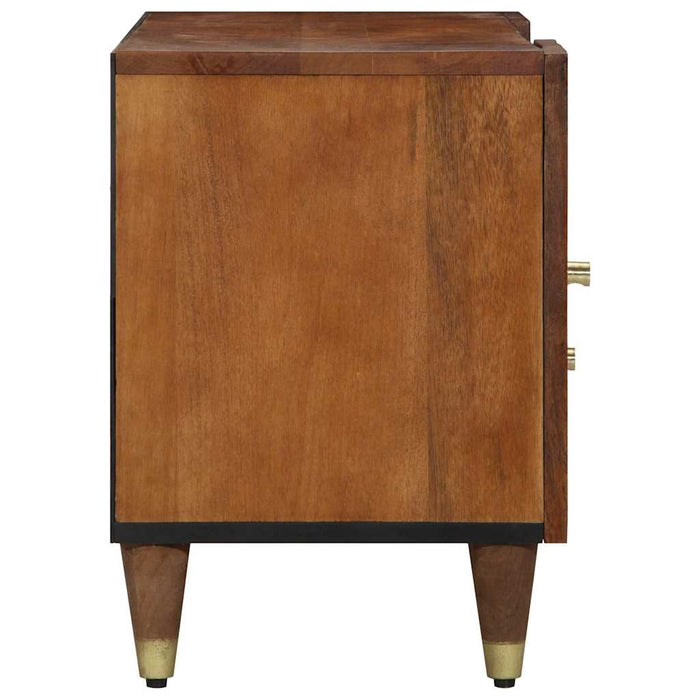 Cabinet TV Maro miere 105 x 33 x 46 cm Lemn de mango solid - WALTI WALTI