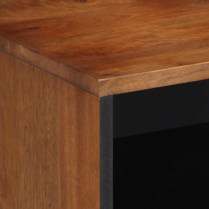 Cabinet TV Maro miere 80 x 33 x 46 cm Lemn de mango solid - WALTI WALTI