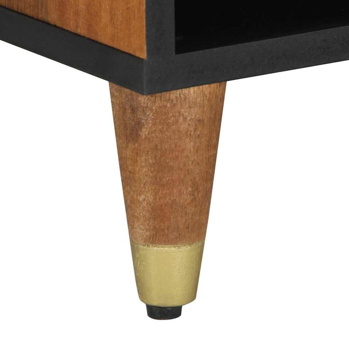Cabinet TV Maro miere 80 x 33 x 46 cm Lemn de mango solid - WALTI WALTI