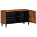 Cabinet TV Maro miere 80 x 33 x 46 cm Lemn de mango solid - WALTI WALTI