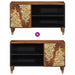 Cabinet TV Maro miere 80 x 33 x 46 cm Lemn de mango solid - WALTI WALTI