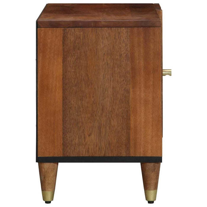 Cabinet TV Maro miere 80 x 33 x 46 cm Lemn de mango solid - WALTI WALTI
