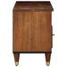 Cabinet TV Maro miere 100 x 33 x 46 cm Lemn de mango solid - WALTI WALTI