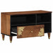 Cabinet TV Maro miere 80 x 33 x 46 cm Lemn de mango solid - WALTI WALTI