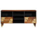 Cabinet TV Maro miere 100 x 33 x 46 cm Lemn de mango solid - WALTI WALTI