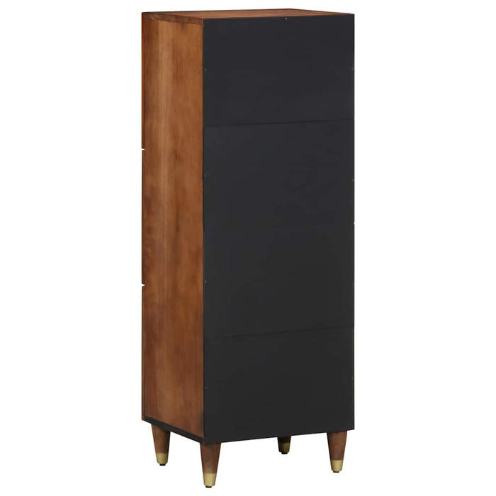 Bufet cu raft cu ușă Maro 40 x 33 x 110 cm Lemn de mango solid - WALTI WALTI