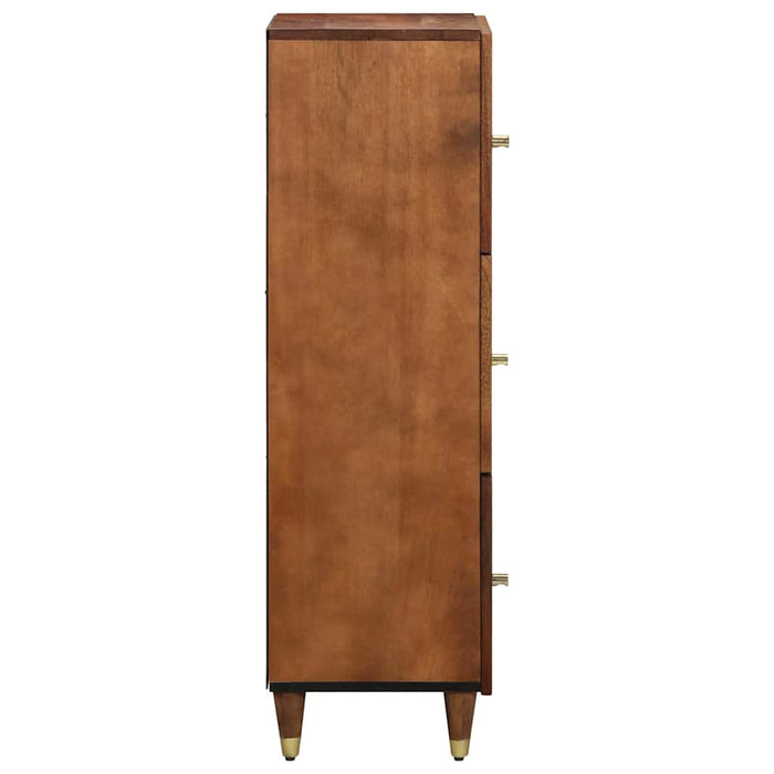 Bufet cu raft cu ușă Maro 40 x 33 x 110 cm Lemn de mango solid - WALTI WALTI