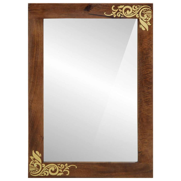 Oglindă pentru baie cu oglindă Gri și Argintiu 50 x 70 x 3 cm - WALTI WALTI
