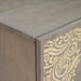 Noptieră cu ușă Gri 40 x 33 x 46 cm Lemn de mango solid - WALTI WALTI