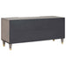 Cabinet TV cu raft Gri 105 x 33 x 46 cm Lemn de mango solid - WALTI WALTI