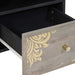 Cabinet TV cu sertar Gri 70 x 33 x 46 cm Lemn de mango solid - WALTI WALTI