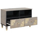 Cabinet TV cu sertar Gri 70 x 33 x 46 cm Lemn de mango solid - WALTI WALTI