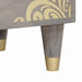 Dulap de noapte Gri 50 x 33 x 62 cm Lemn de mango solid - WALTI WALTI