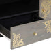 Cabinet TV cu sertar Gri 105 x 33 x 46 cm Lemn de mango solid - WALTI WALTI