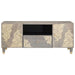 Cabinet TV cu sertar Gri 105 x 33 x 46 cm Lemn de mango solid - WALTI WALTI