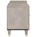 Cabinet TV cu sertar Gri 105 x 33 x 46 cm Lemn de mango solid - WALTI WALTI