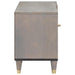 Cabinet TV cu raft Gri 80 x 33 x 46 cm Lemn de mango solid - WALTI WALTI