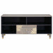 Cabinet TV cu sertar Gri 100 x 33 x 46 cm Lemn de mango solid - WALTI WALTI
