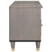 Cabinet TV cu sertar Gri 100 x 33 x 46 cm Lemn de mango solid - WALTI WALTI