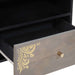 Cabinet TV cu sertar Gri 80 x 33 x 46 cm Lemn de mango solid - WALTI WALTI