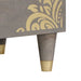 Cabinet TV cu sertar Gri 80 x 33 x 46 cm Lemn de mango solid - WALTI WALTI