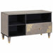 Cabinet TV cu sertar Gri 80 x 33 x 46 cm Lemn de mango solid - WALTI WALTI