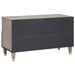 Cabinet TV cu sertar Gri 80 x 33 x 46 cm Lemn de mango solid - WALTI WALTI