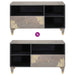 Cabinet TV cu sertar Gri 80 x 33 x 46 cm Lemn de mango solid - WALTI WALTI