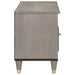 Cabinet TV cu sertar Gri 80 x 33 x 46 cm Lemn de mango solid - WALTI WALTI