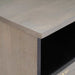 Cabinet TV cu sertar Gri 100 x 33 x 46 cm Lemn de mango solid - WALTI WALTI