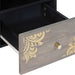 Cabinet TV cu sertar Gri 100 x 33 x 46 cm Lemn de mango solid - WALTI WALTI