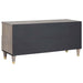 Cabinet TV cu sertar Gri 100 x 33 x 46 cm Lemn de mango solid - WALTI WALTI